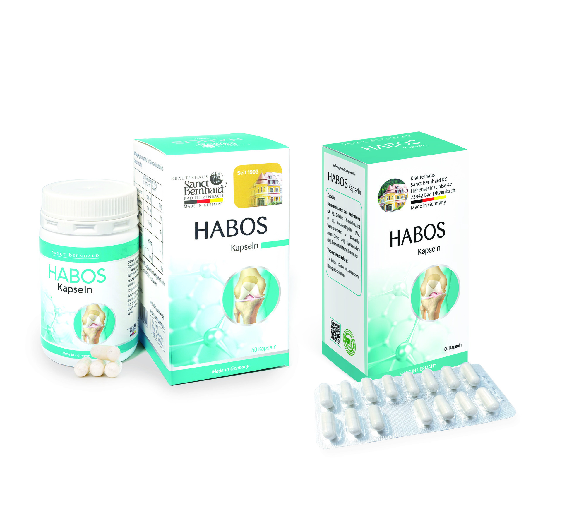 HABOS DẠNG vỉ 60 VIÊN - TĂNG CƯỜNG SỨC MẠNH XƯƠNG KHỚP
